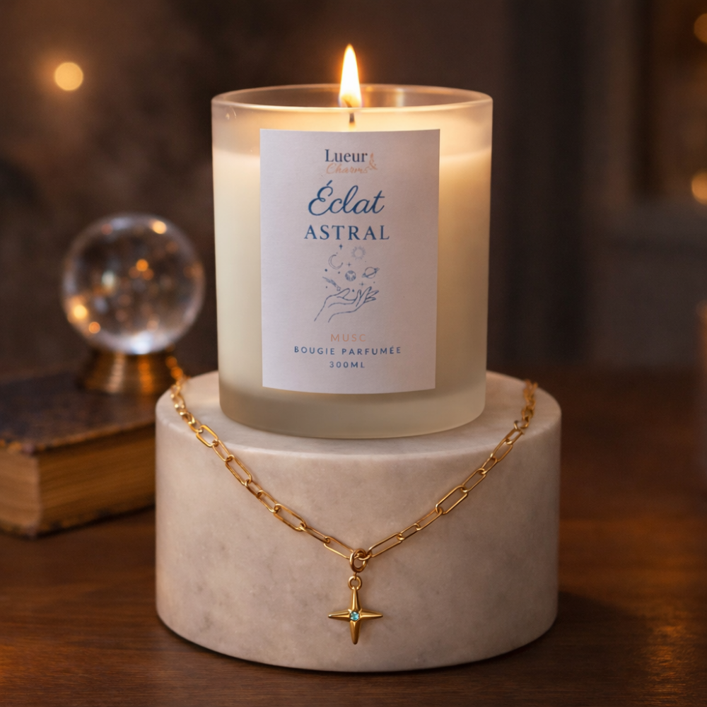 Bougie bijou charm – Éclat Astral